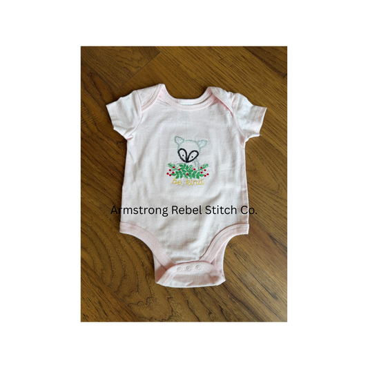 Baby Woodland Embroidered Romper