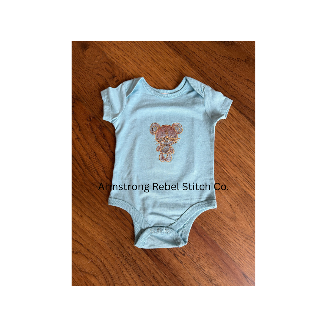Baby Woodland Embroidered Romper