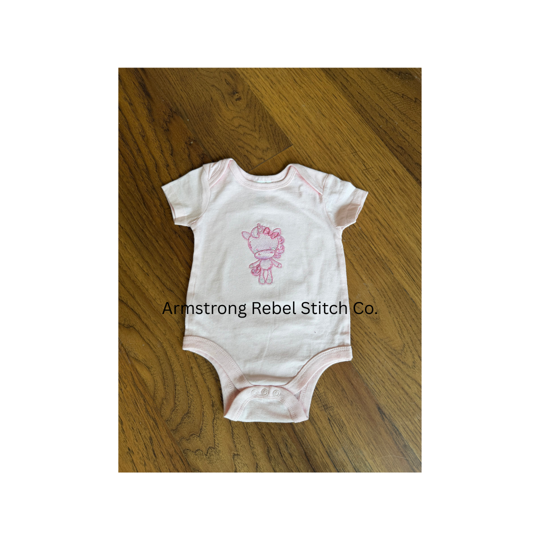 Baby Woodland Embroidered Romper