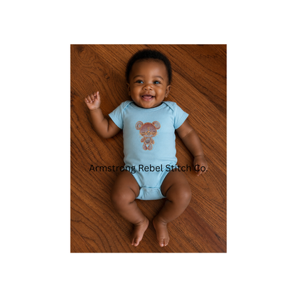 Baby Woodland Embroidered Romper