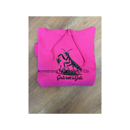 Sassy Girl Embroidered Hoodies
