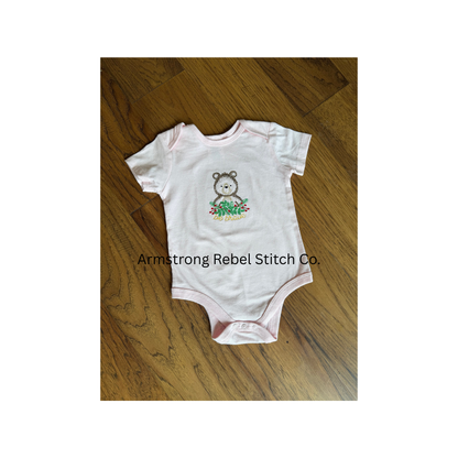 Baby Woodland Embroidered Romper