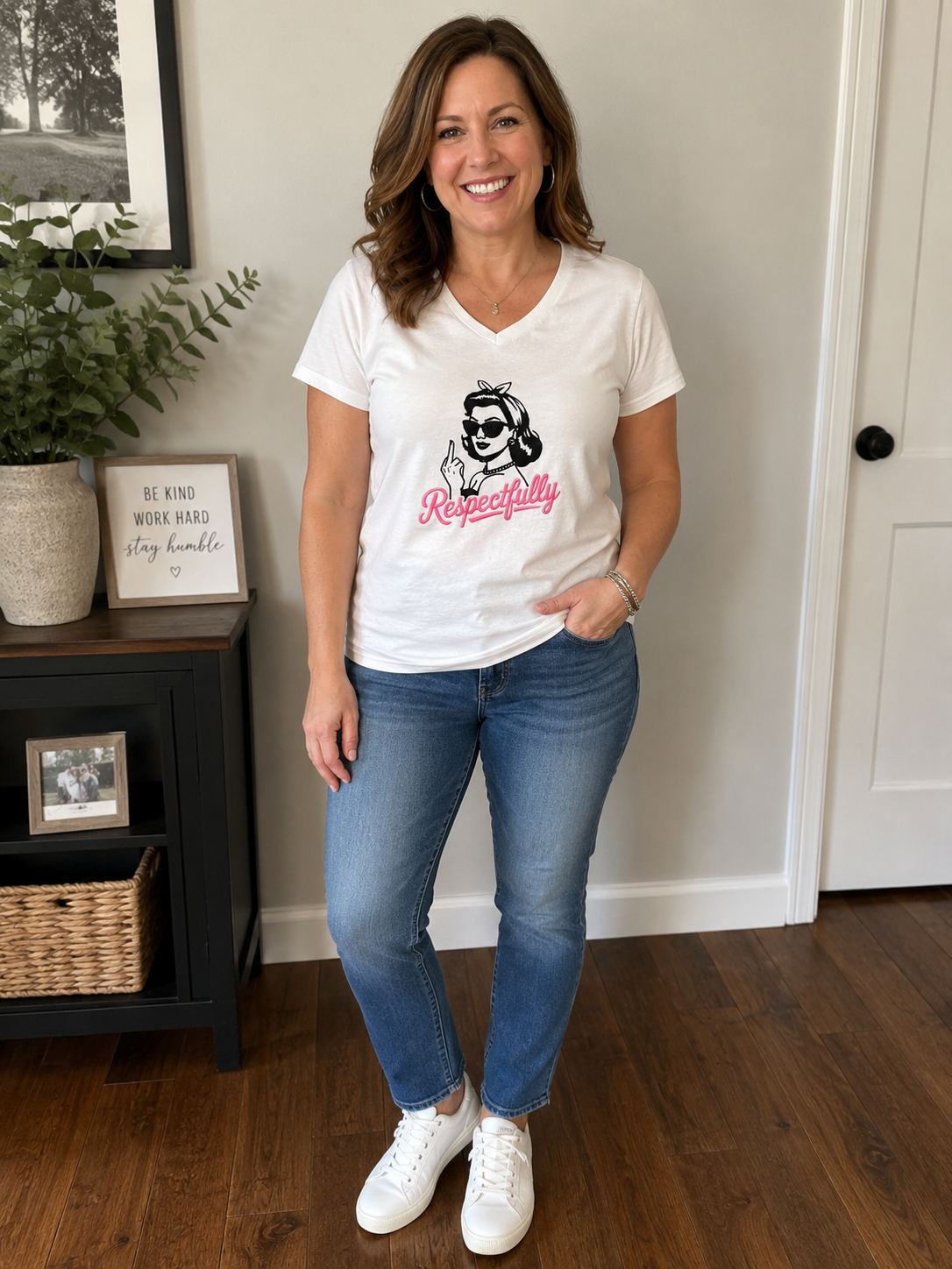 Sassy V neck T-shirts