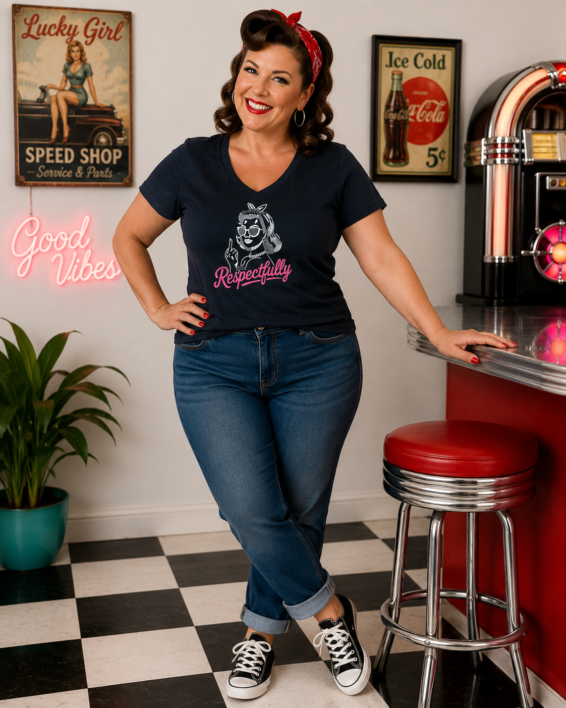 Sassy V neck T-shirts
