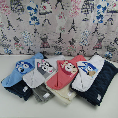Character Hooded Blanket/Children's Hooded Blanket/Children's Hooded Comfy Blanket/Children's Hooded Throw