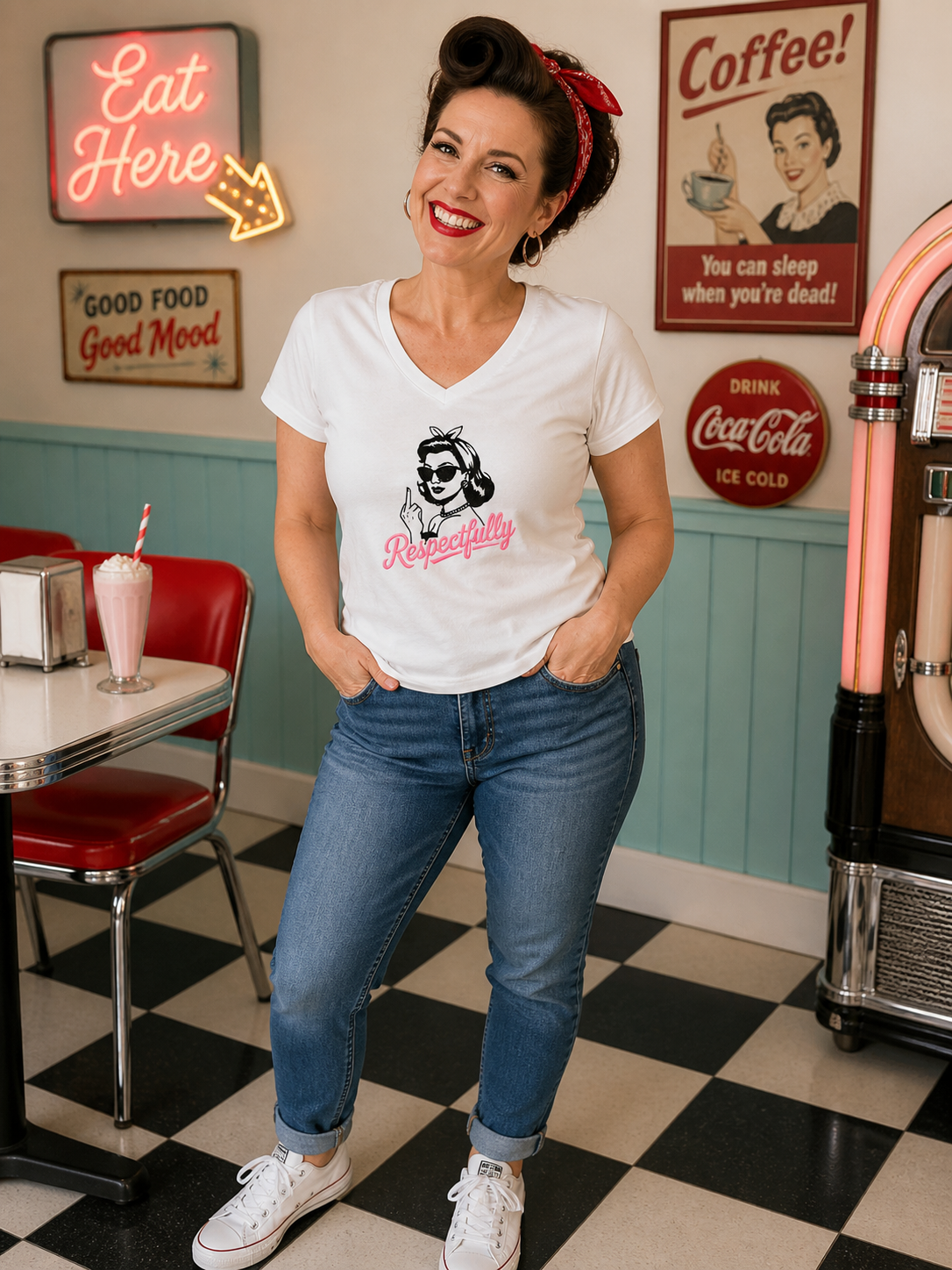 Sassy V neck T-shirts